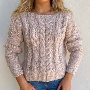 Cozy Woven Boatneck Sweater - New Without Tags